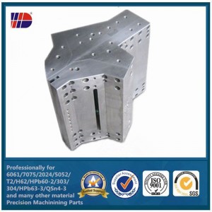 ISO9001 Одобрен производител с прецизно фрезоване с алуминиев детайл